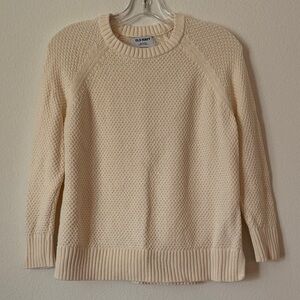 Petite XS Old Navy Cream Women's Sweater
